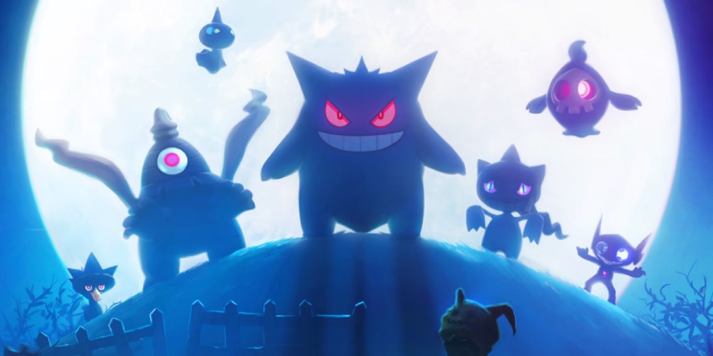 Jogo Pokémon Tipo Fantasma Assustador Horror Gengar Spiritomb