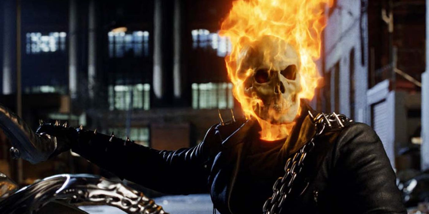 Ghost Rider in the Ghost Rider movie