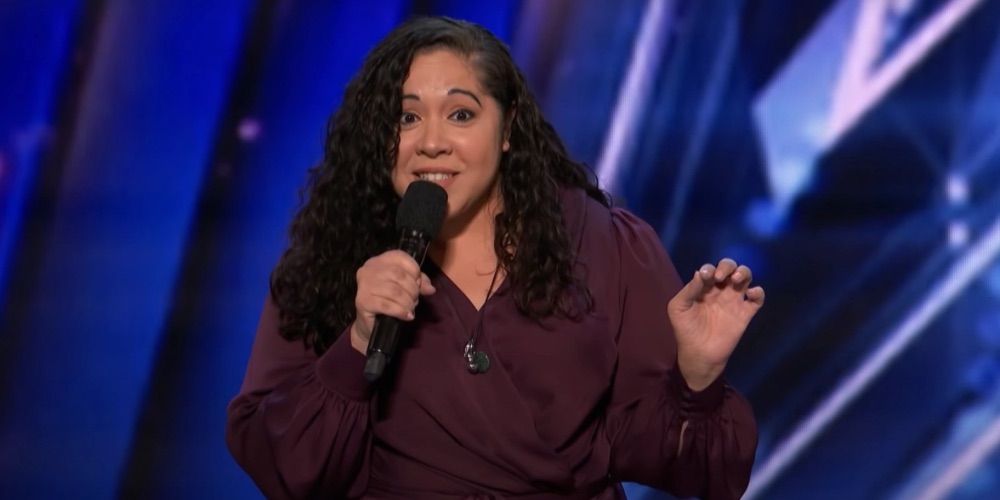 Gina Brillon performing on AGT