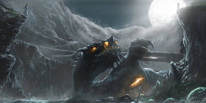 Glaurung the dragon.