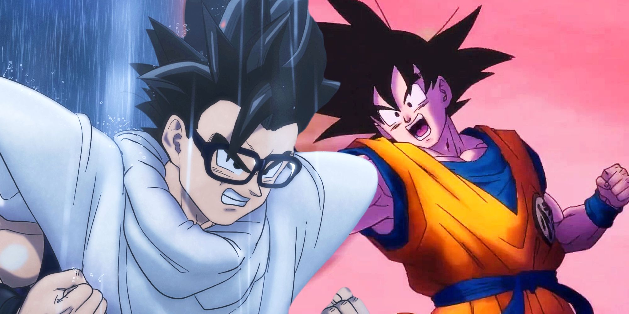 Gohan and Goku in Dragon Ball Super Super Hero