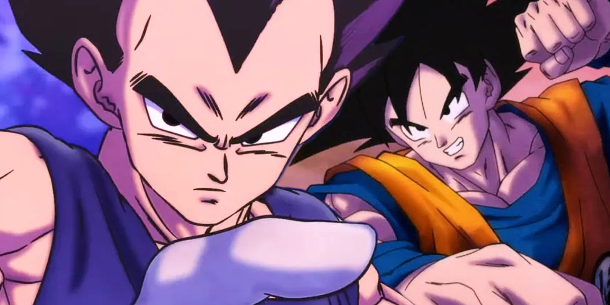Goku and Vegeta in Dragon Ball Super Super Hero