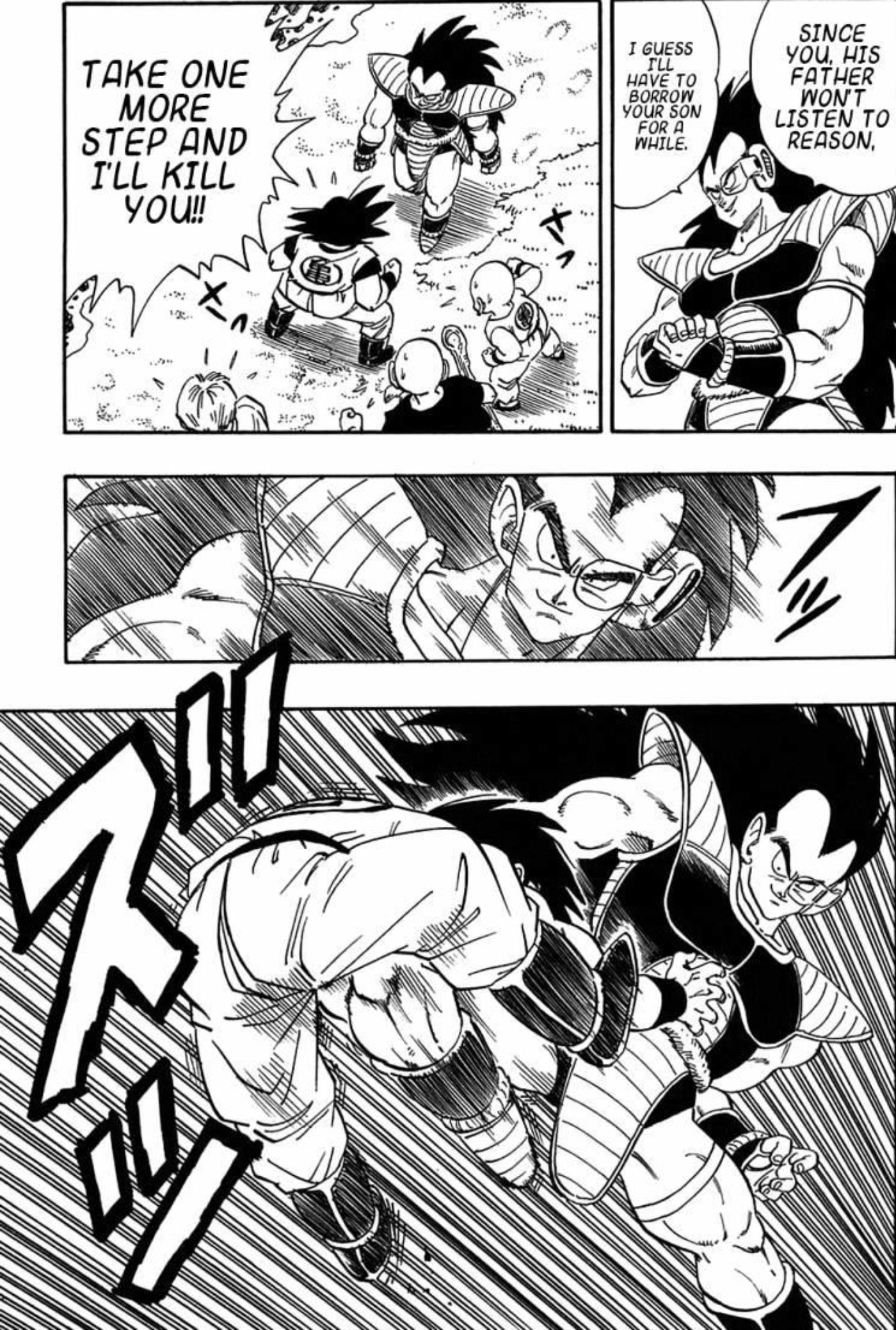 Goku-Raditz-mangá