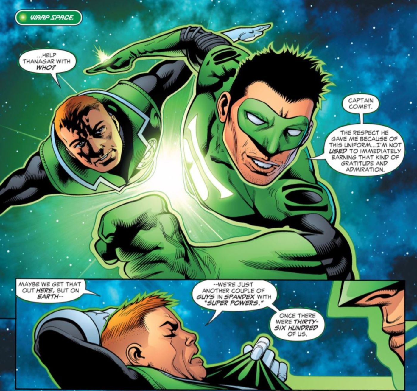 Green Lantern Space Respect DC Comics