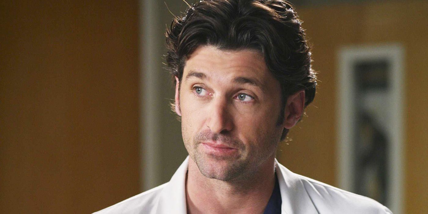 Derek Shepherd olhando para o lado em Grey's Anatomy