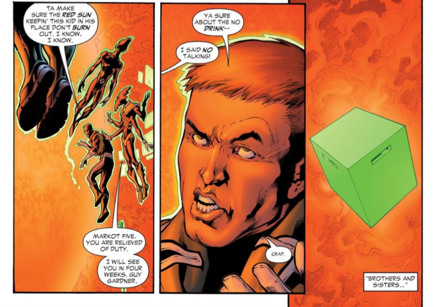 Guy Gardner Superboy-Prime Cell DC Comics