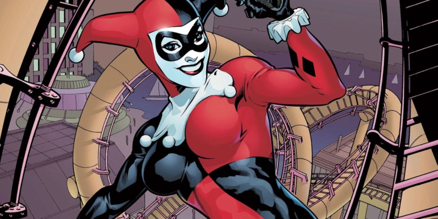 Harley Quinn na capa de sua primeira série solo na DC Comics.