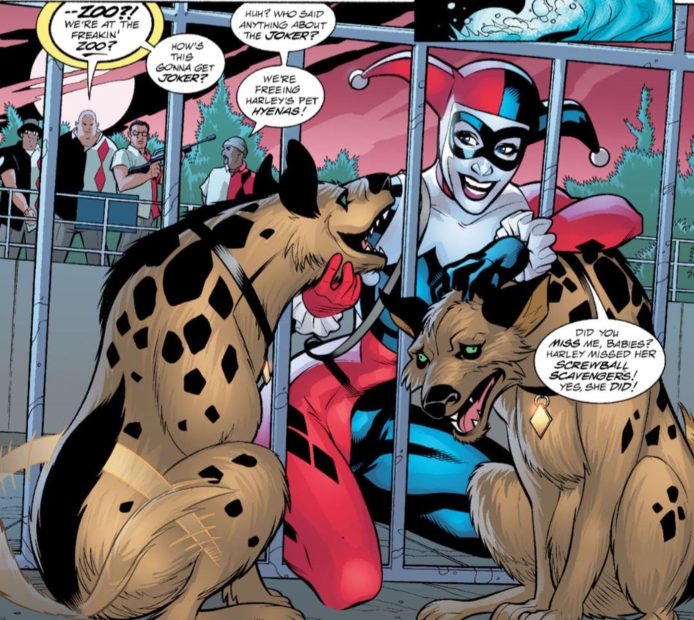 Harley Quinn Hyena Rescue DC Comics