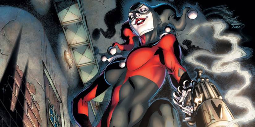 Harley Quinn as she appears on the Joker's Asylum Cover