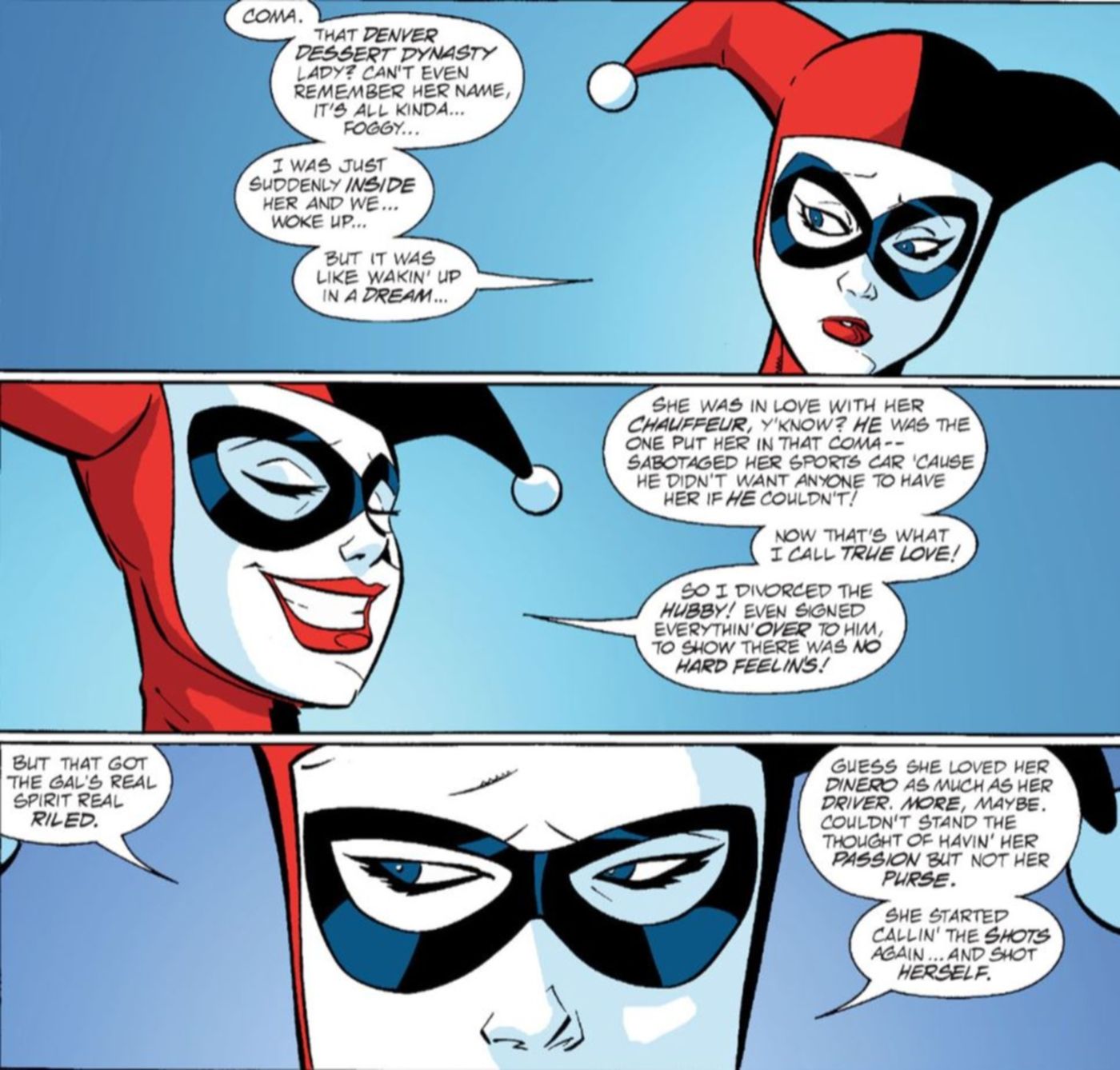 Harley Quinn Possession Power DC Comics