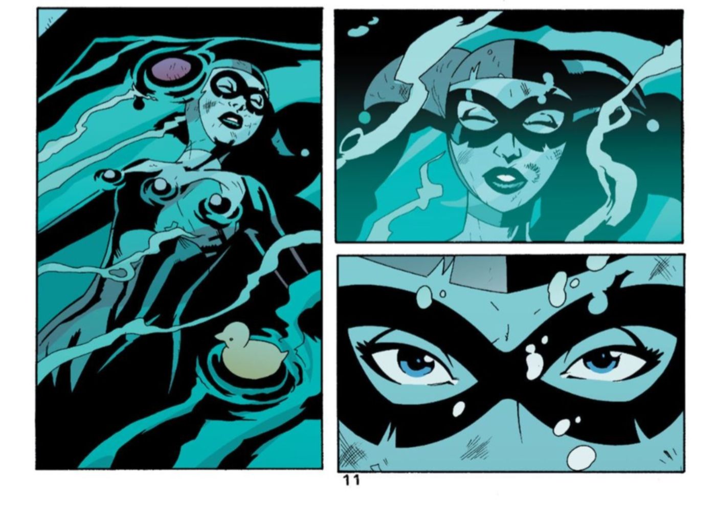 Harley Quinn Underwater Breathe Power DC Comics