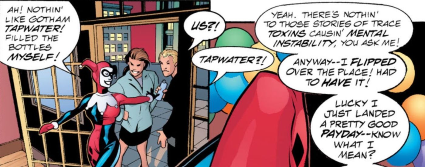 Harley Quinn Water Rumor DC Comics