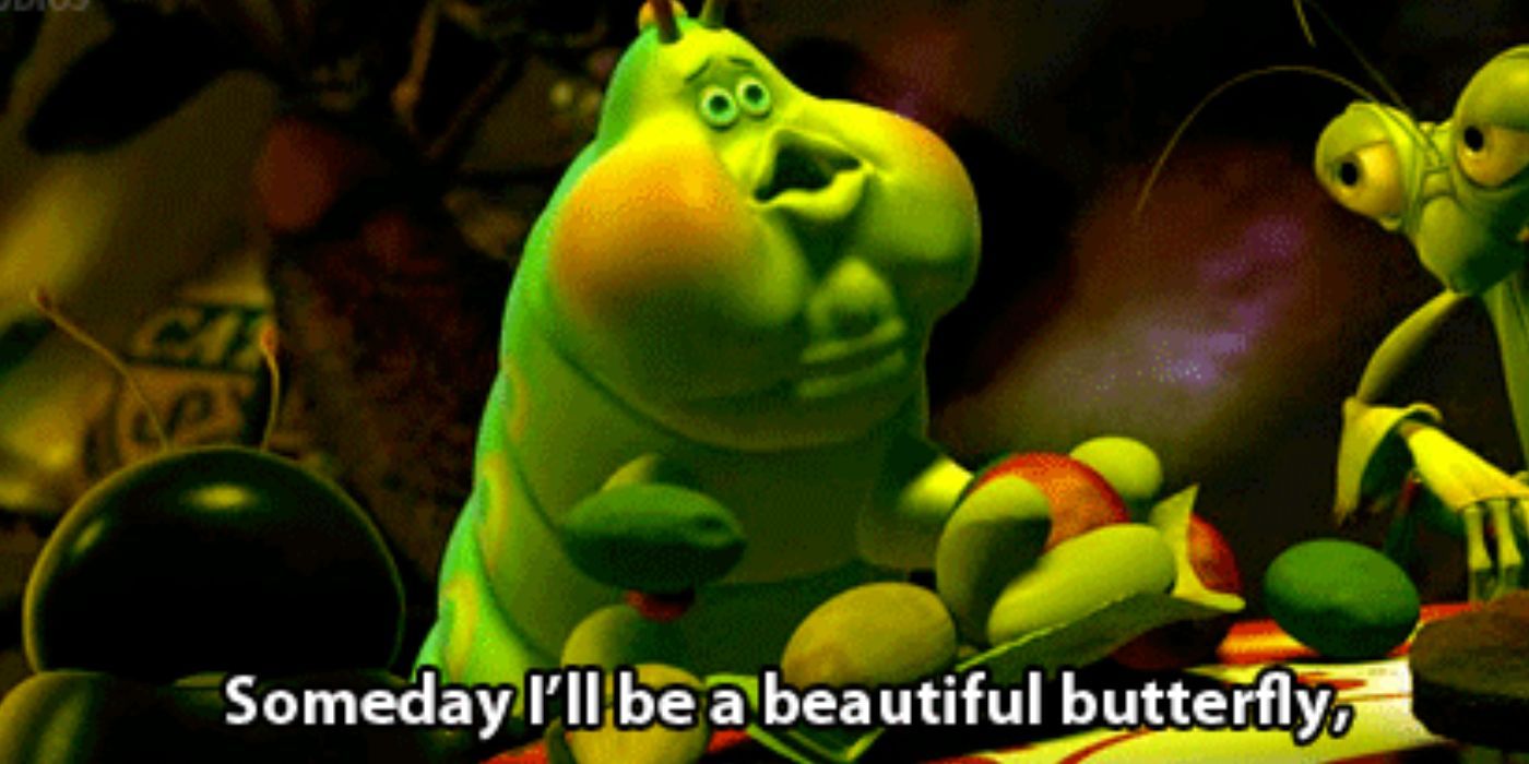 Heimlich talking about his dreams on A Bug's Life