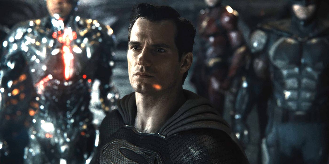 Henry Cavill em Zack Snyders Liga da Justiça