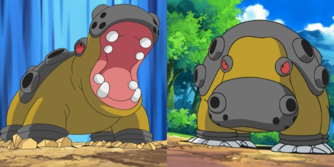 Hippowdon do anime Pokémon