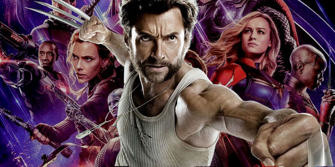 Wolverine de Hugh Jackman contra Vingadores Ultimato Background
