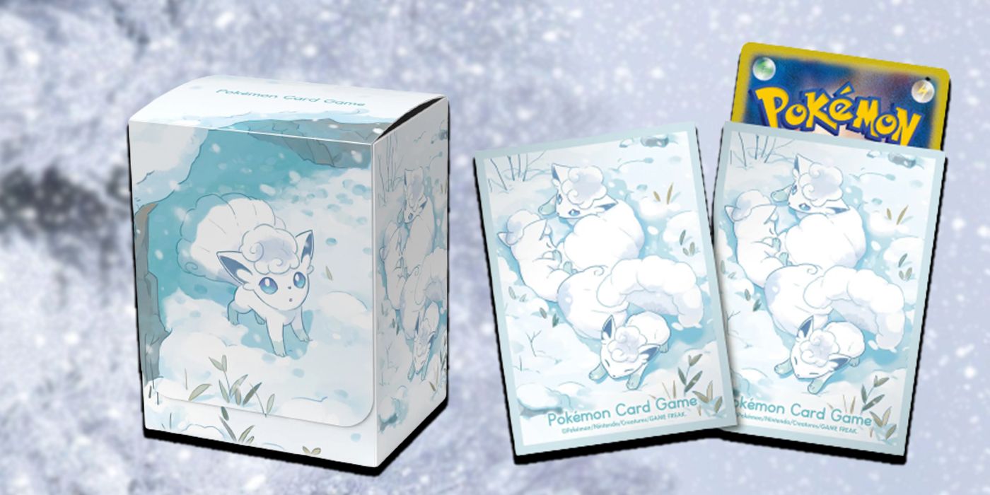 Incandescent Arcana Pokemon TCG Alolan Vulpix Card Deck Holder