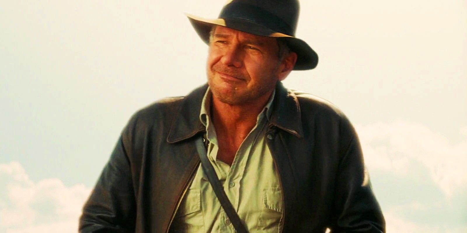 Indiana Jones smiling in Kingdom of the Crystal Skull