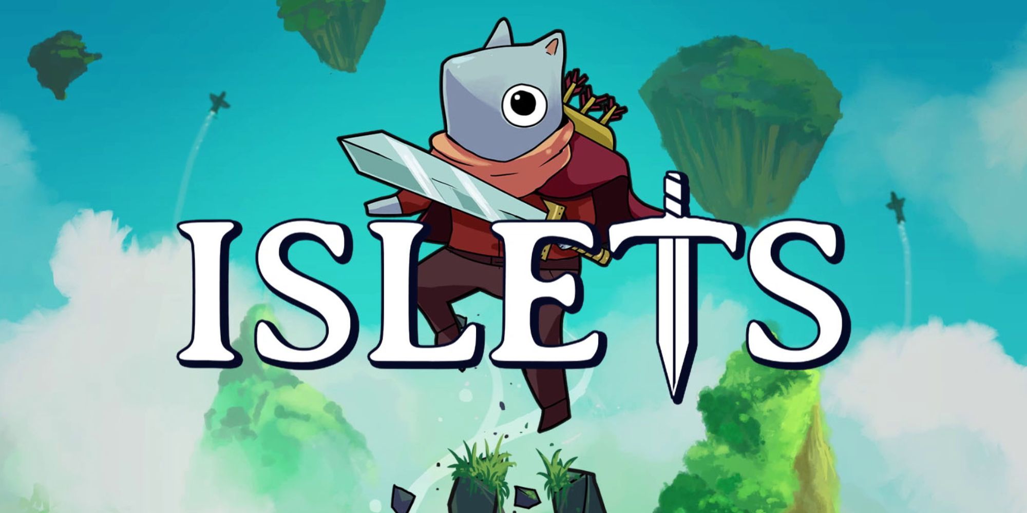 Islets Review- A Charming Metroidvania art of iko jumping with game title