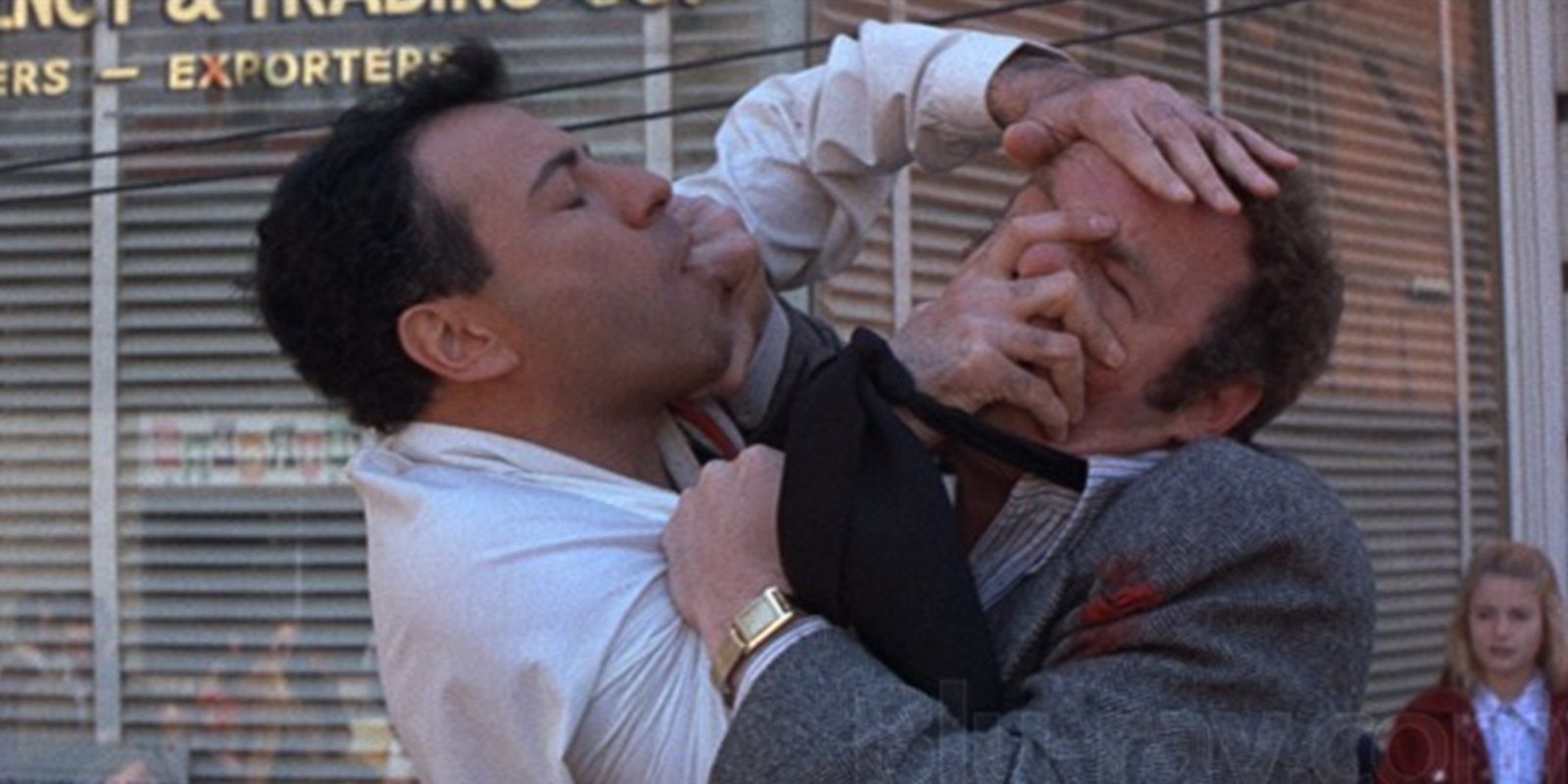 James Caan and Alan Arkin fighting each other in Freebie and the Bean