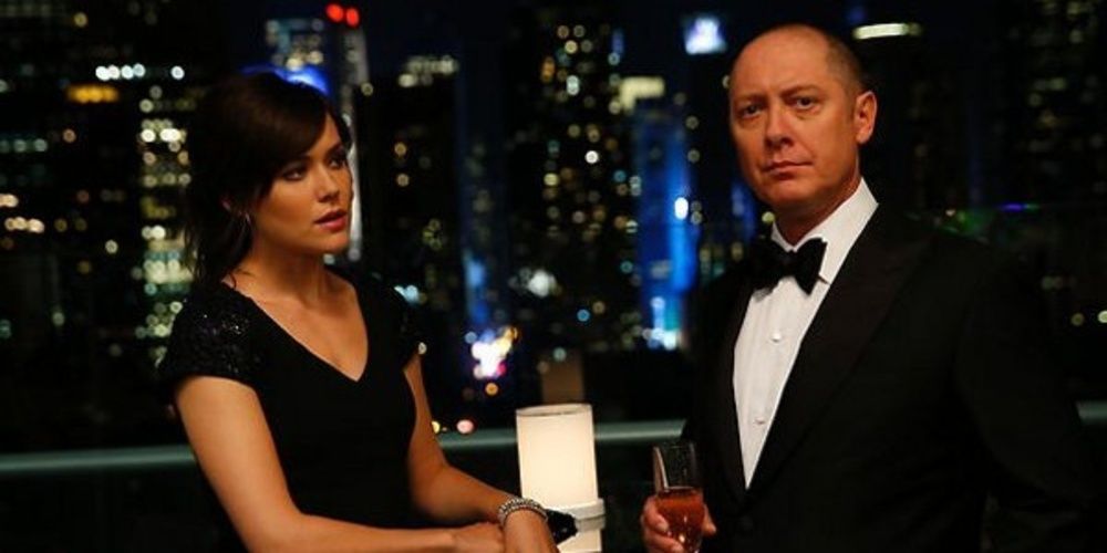 James Spader with his daughter at a party in The Blacklist