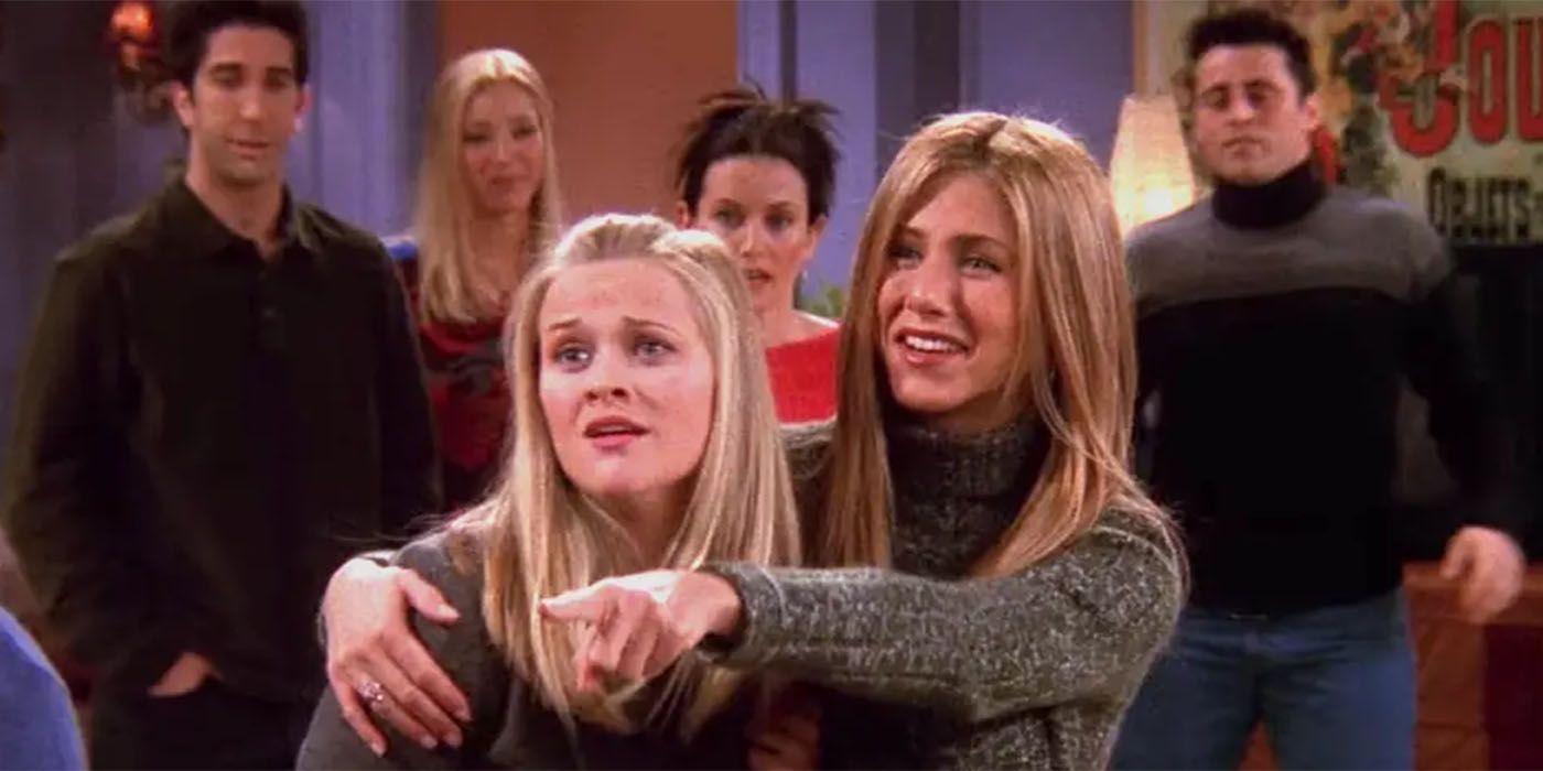 Aniston & Witherspoon Recreate Funny Friends Scene In Nostalgic Video