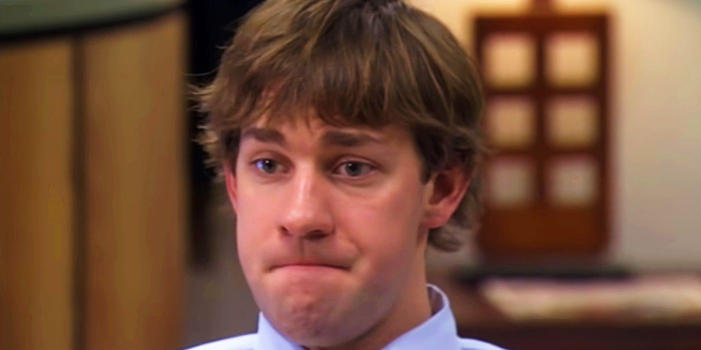 Jim frowning on The Office