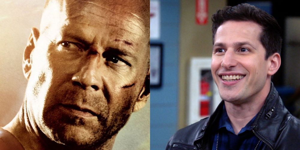 John McClane from Die Hard and Jake Peralta from Brooklyn 99