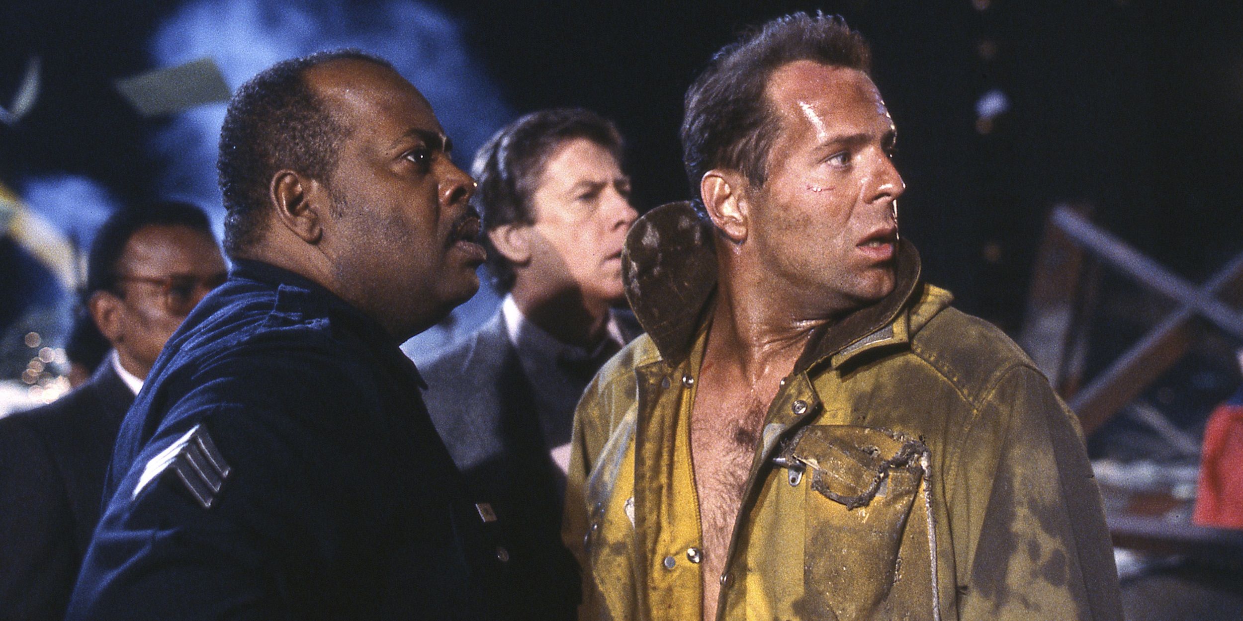 John McClane talking to Al Powell in Die Hard