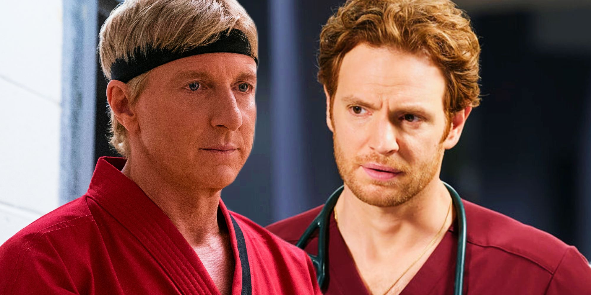 Johnny Lawrence in Cobra Kai and Doctor Will Halstead in Chicago Med