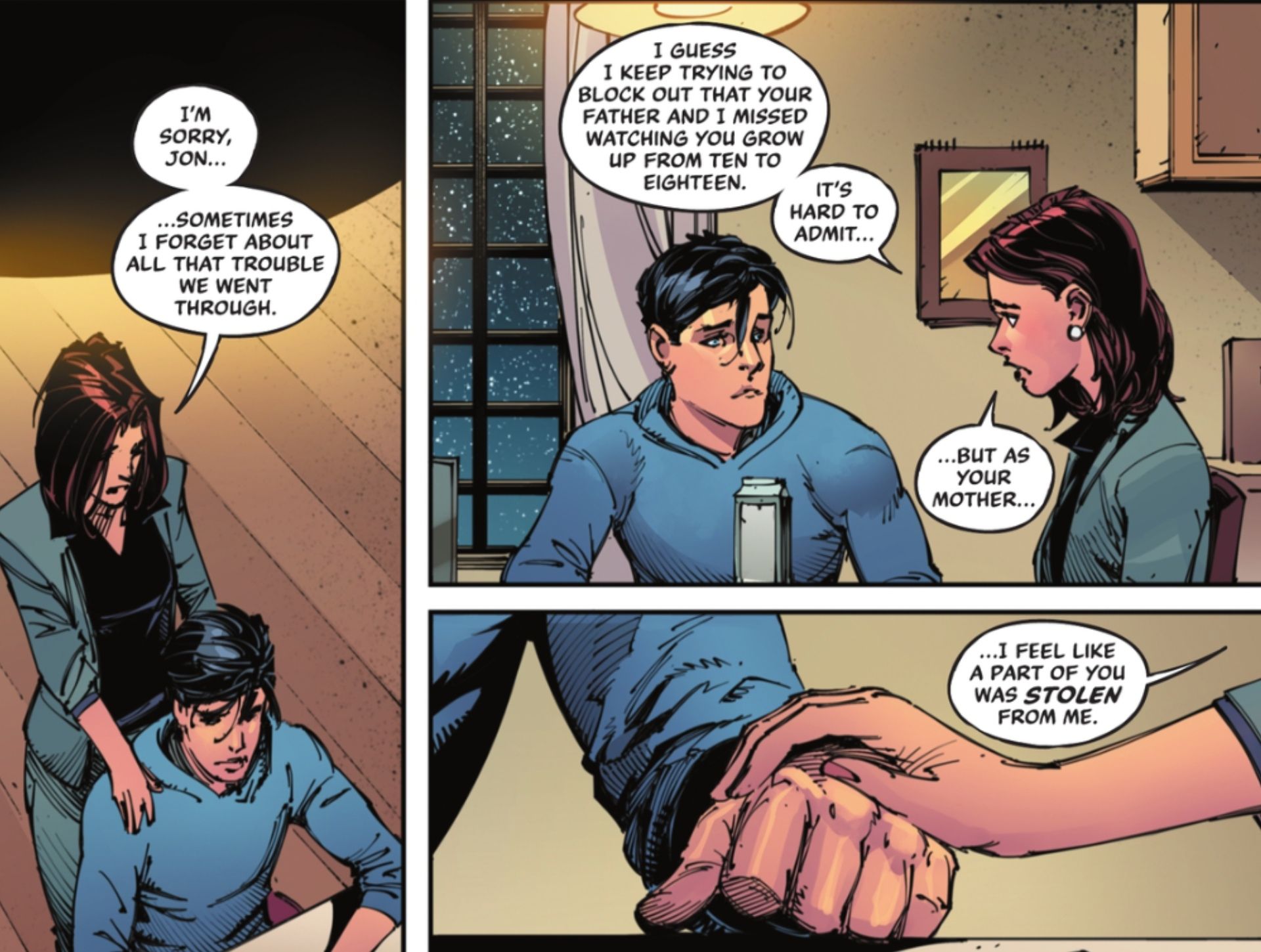 Jon Kent and Lois Lane in Superman &amp; Robin Special #1