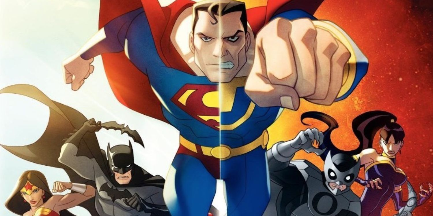 Cropped Justice League: Crisis on Two Earths Title Card