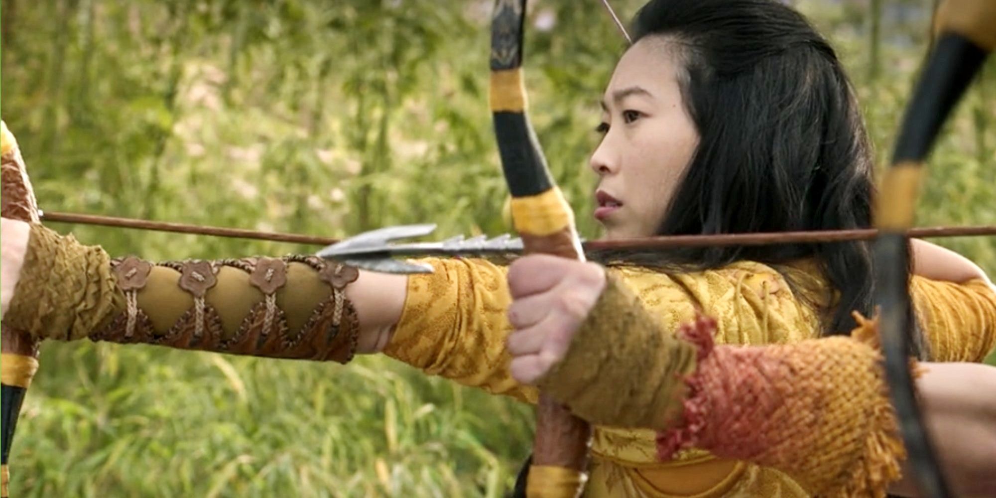 Katy Chen Practicing Archery
