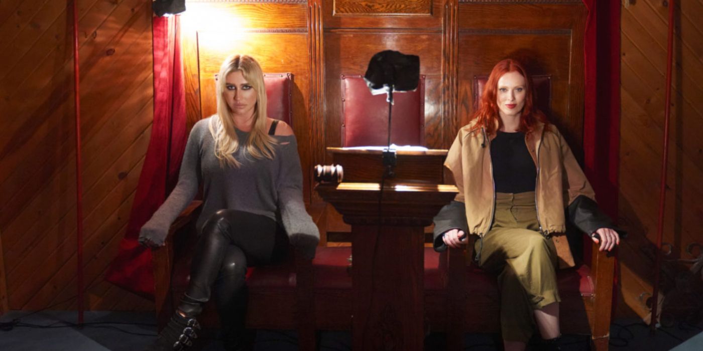 Kesha e Karen Elson no Odd Fellows Lodge Conjurando Kesha