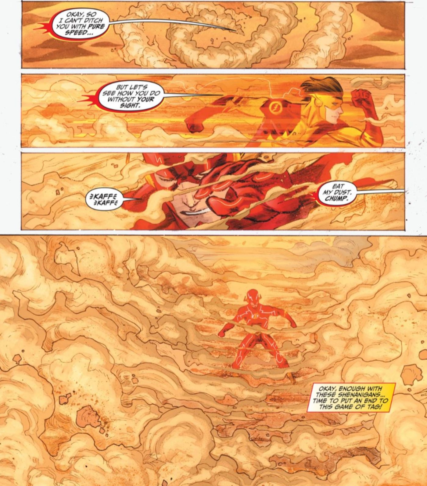 Kid Flash Flash Sight Weakness DC Comics