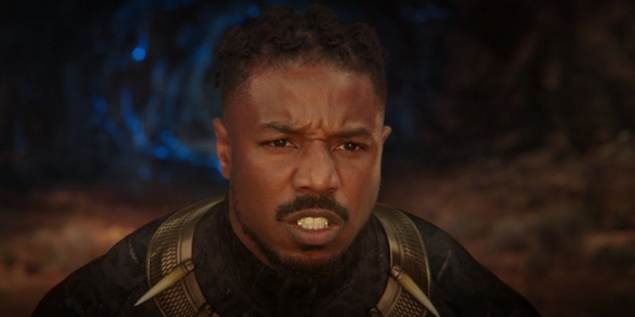 Killmonger's final moments in Black Panther