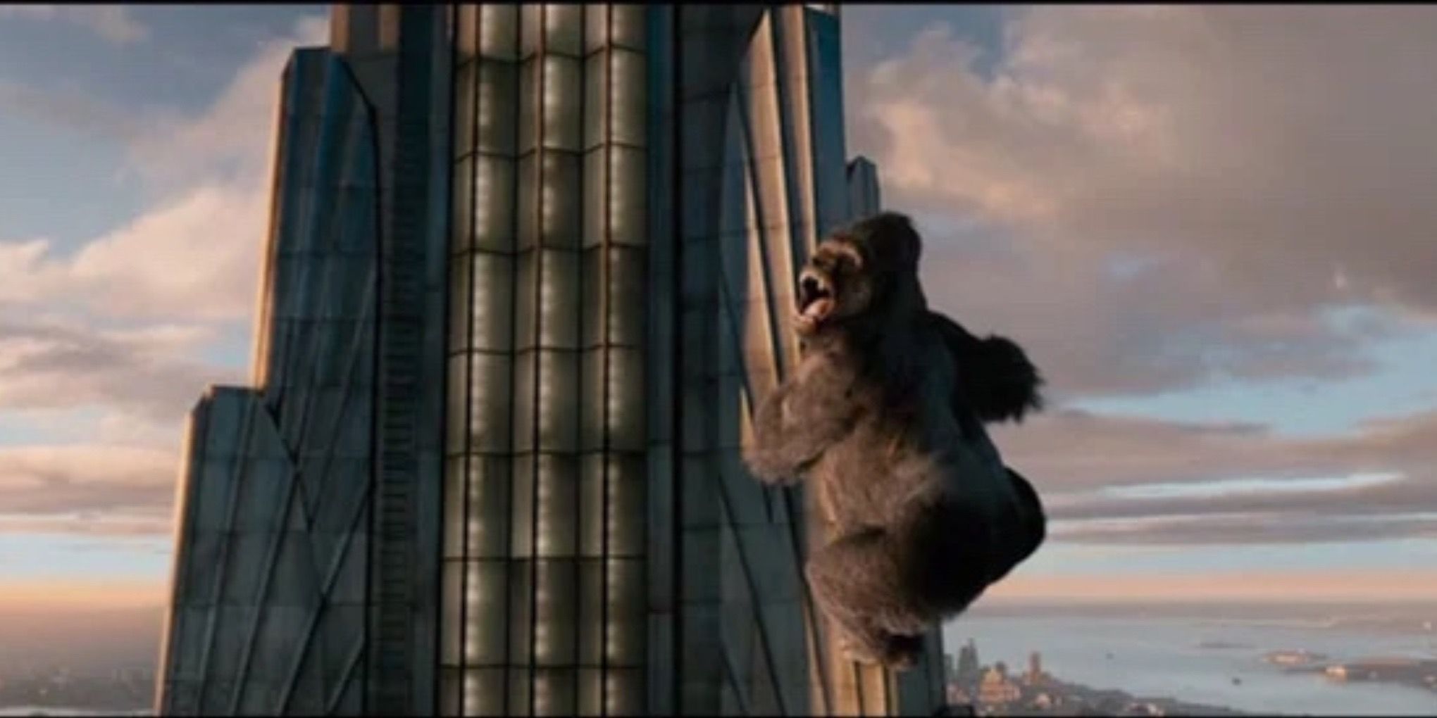 King Kong climbing the Empire State Building in the 2005 movie