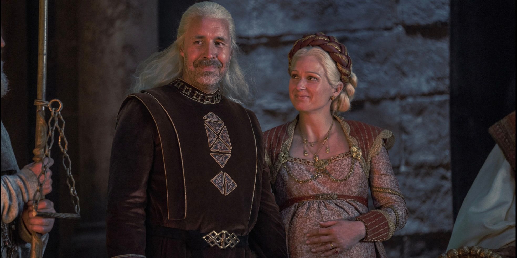King Viserys and Aemma in House Of The Dragon