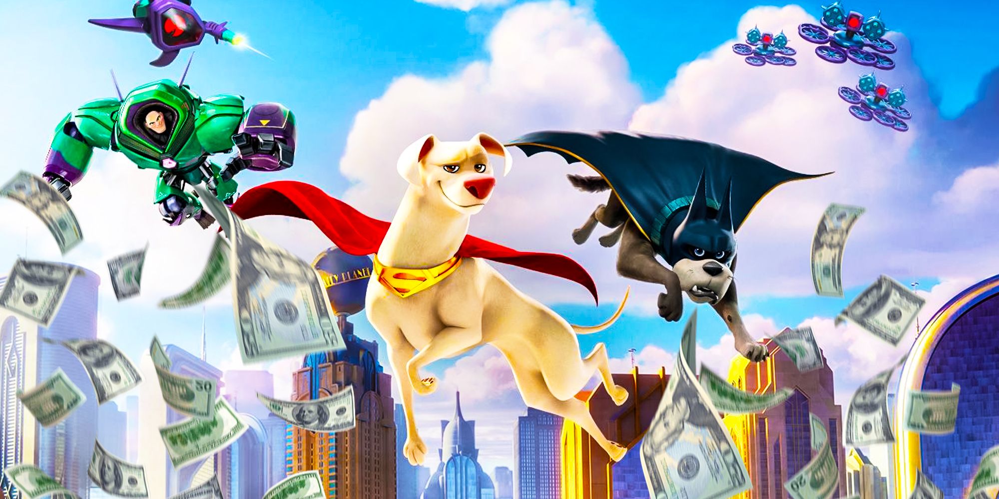 League of super pets box office explained
