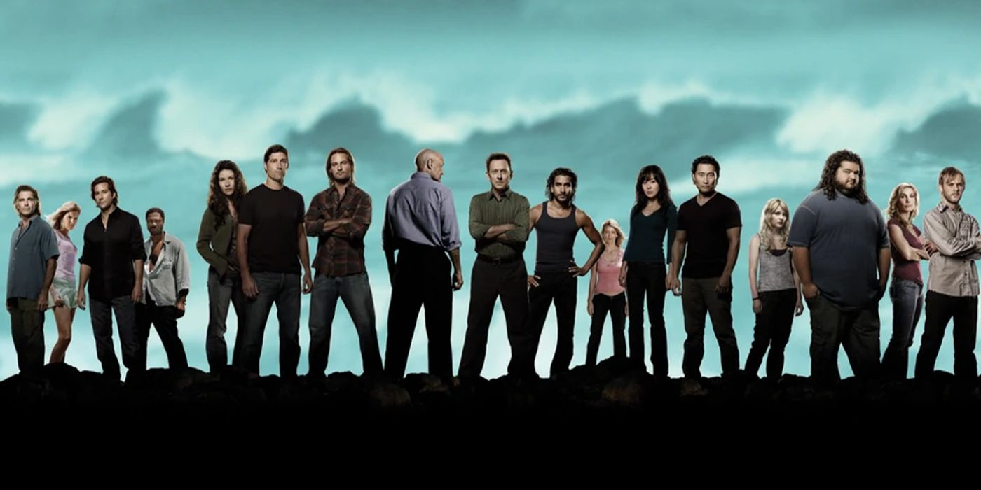 The cast of Lost poses for a promotional image