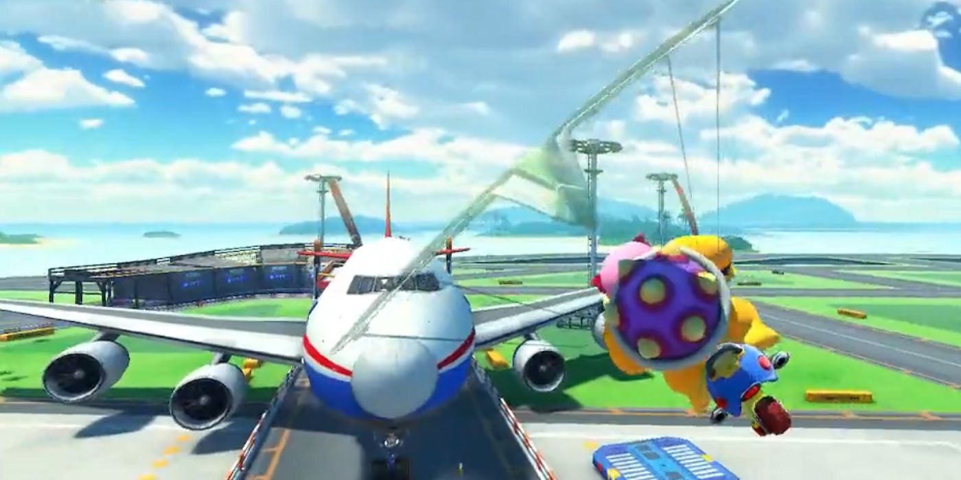 Mario Kart 8 Deluxe Sunshine Airport Glitch