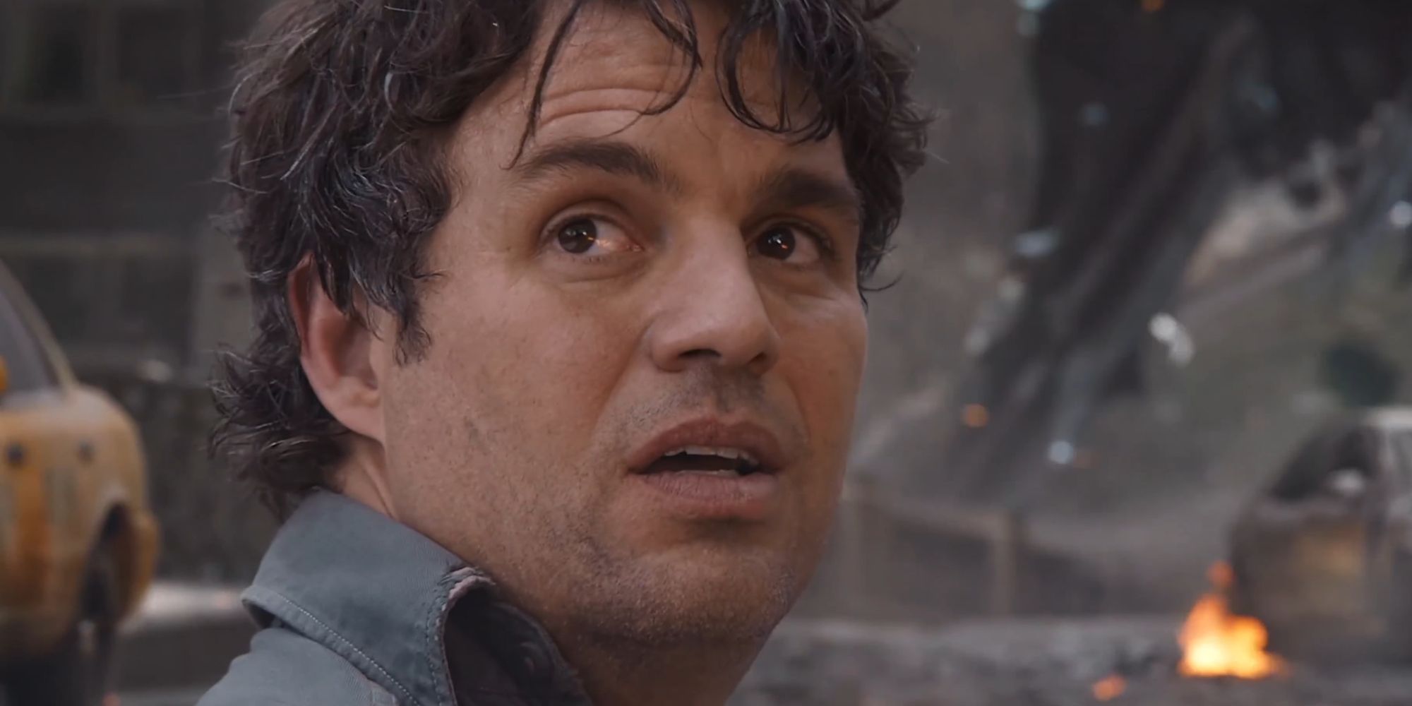 Mark Ruffalo como Bruce Banner se juntando à luta em Os Vingadores (2012)