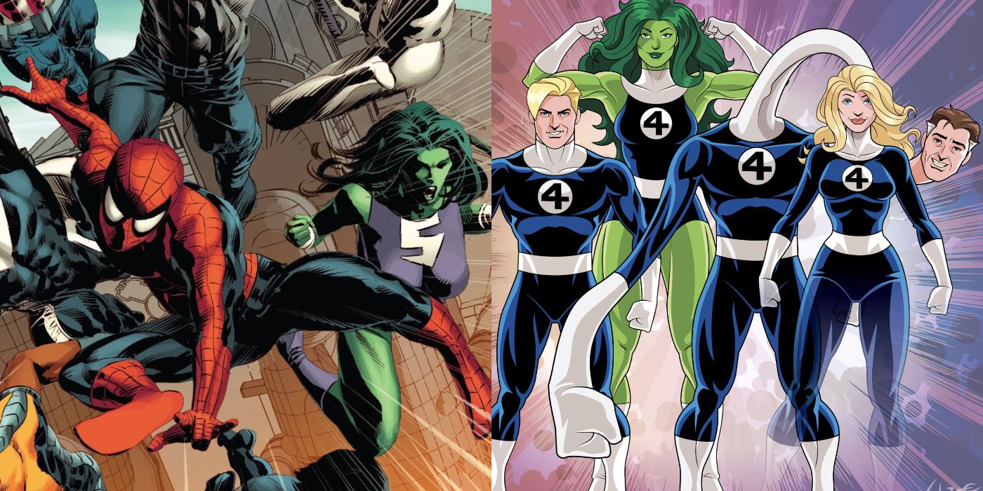She-Hulk: 10 Most Powerful Teams Jennifer Has Joined In Marvel Comics