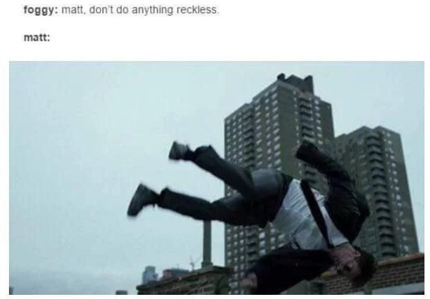 Matt being reckless meme