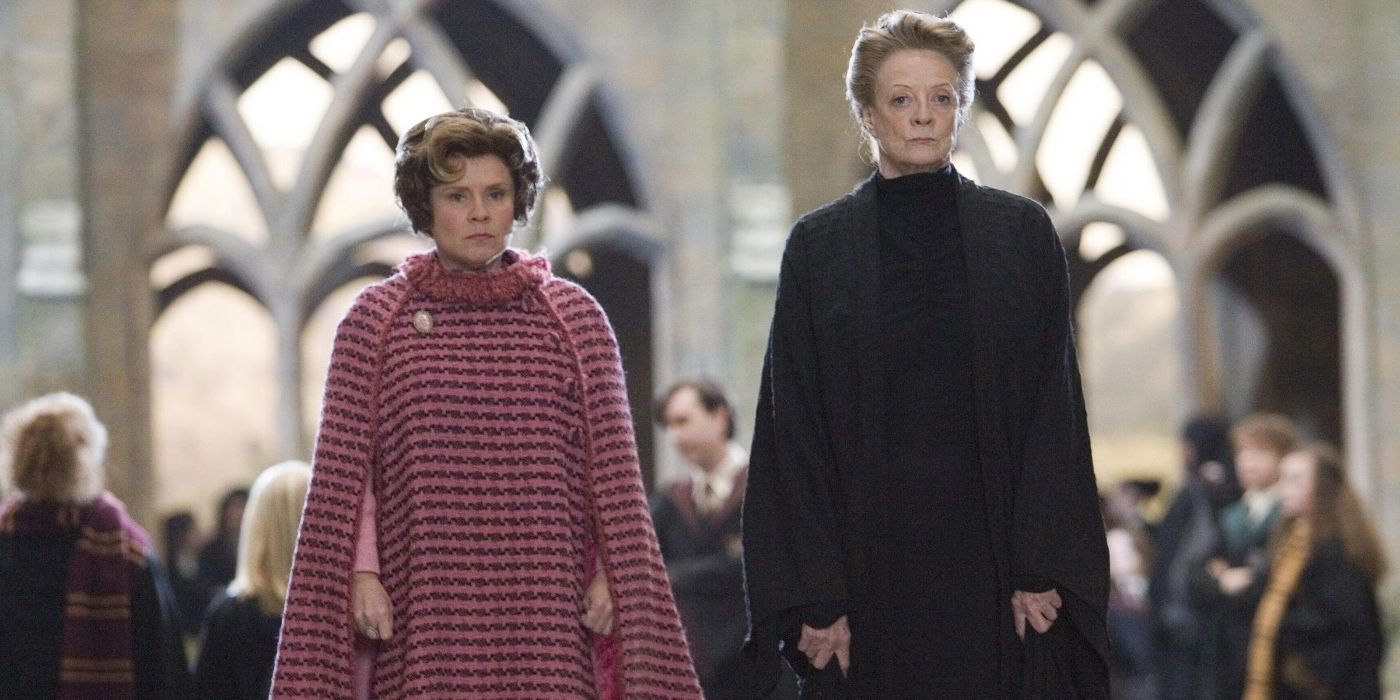 McGonagall and Umbridge together in Harry Potter 