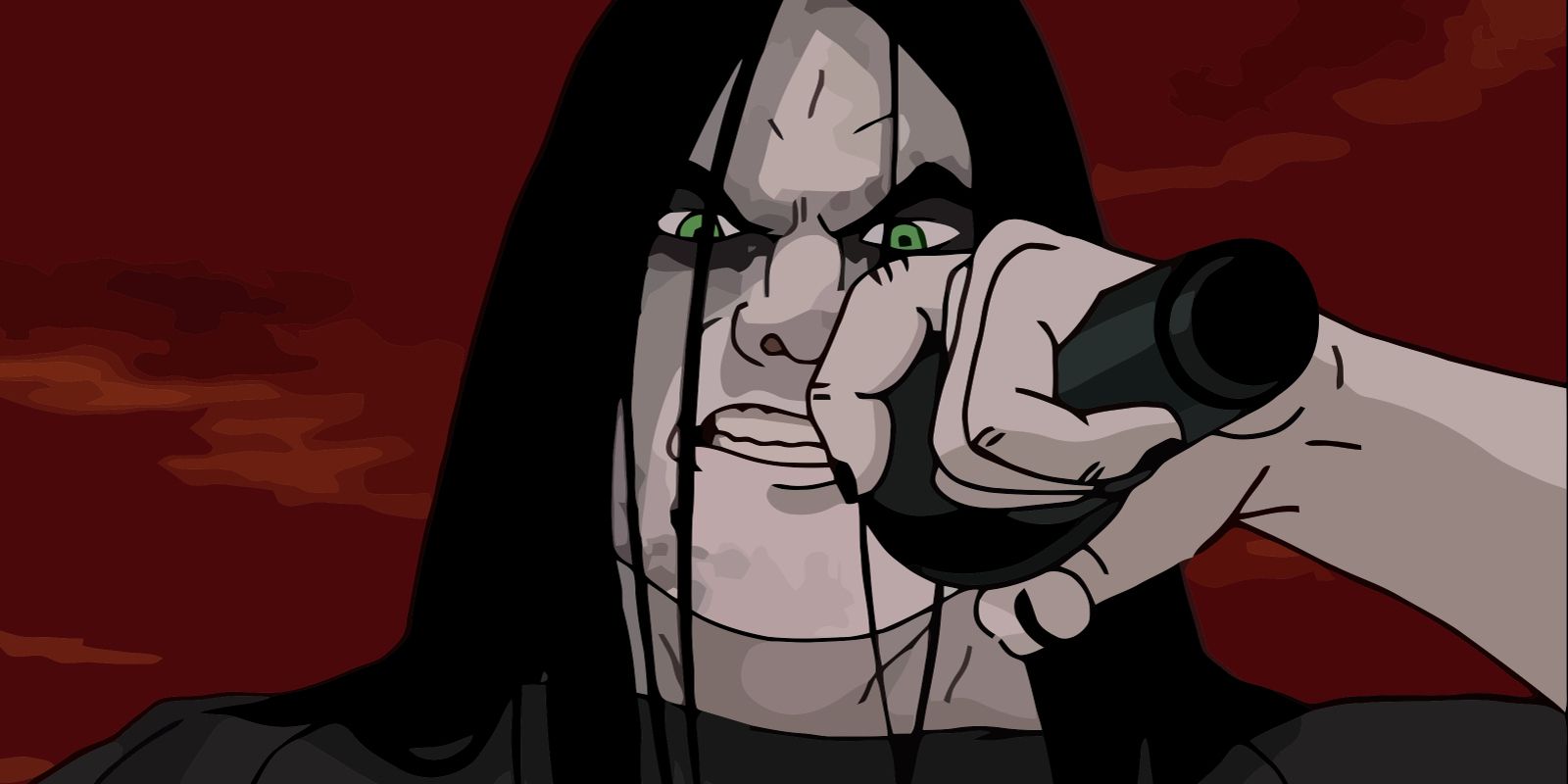 Nathan Explosion from the Adult Swim series Metalocalypse.