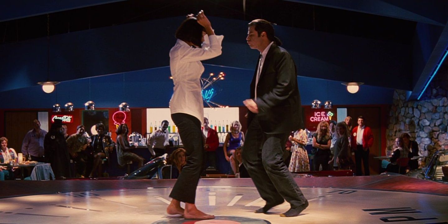Mia and Vincent dancing in Jack Rabbit Slim's in Pulp Fiction