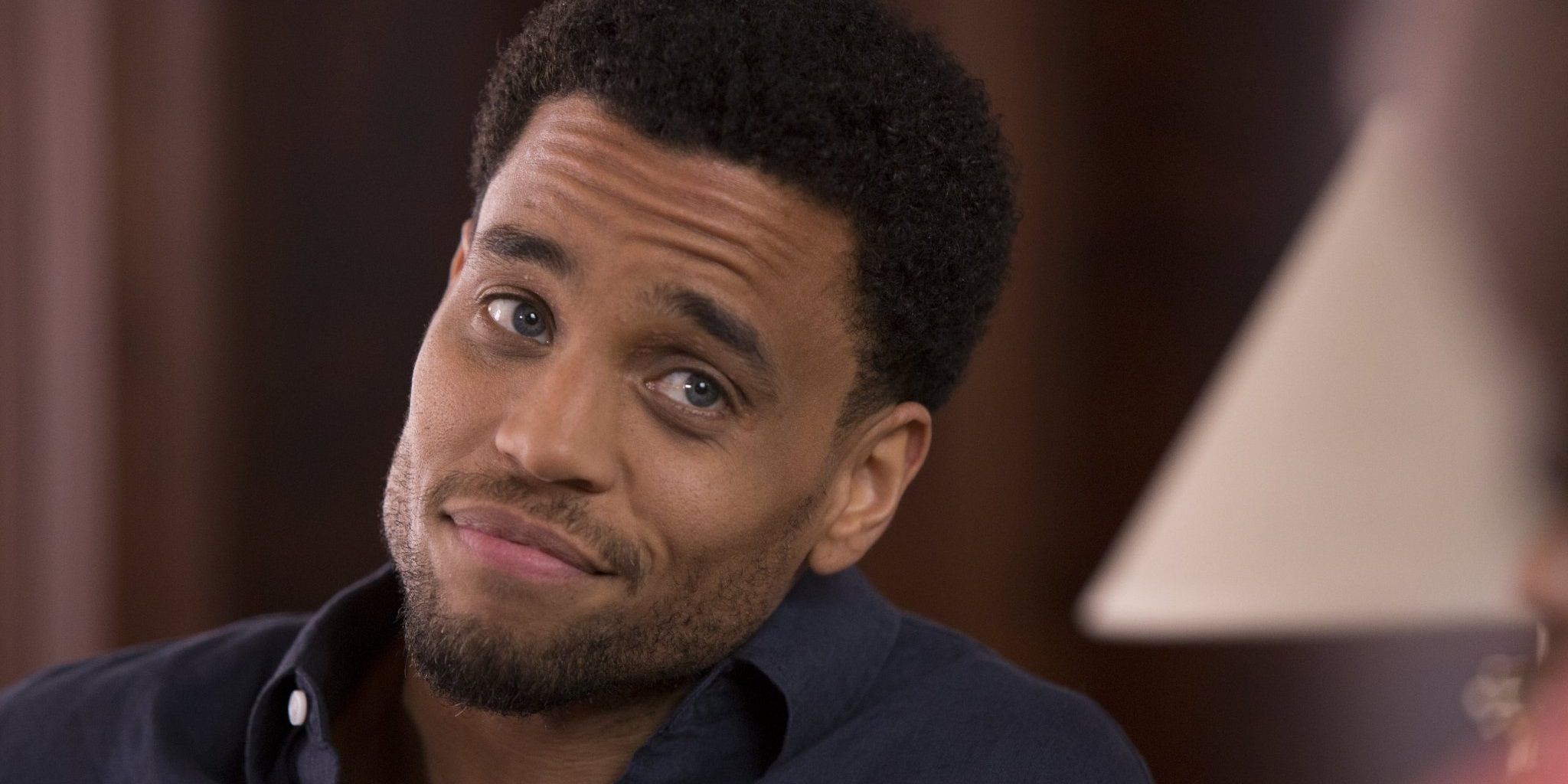 Michael Ealy smiling in Think Like a Man