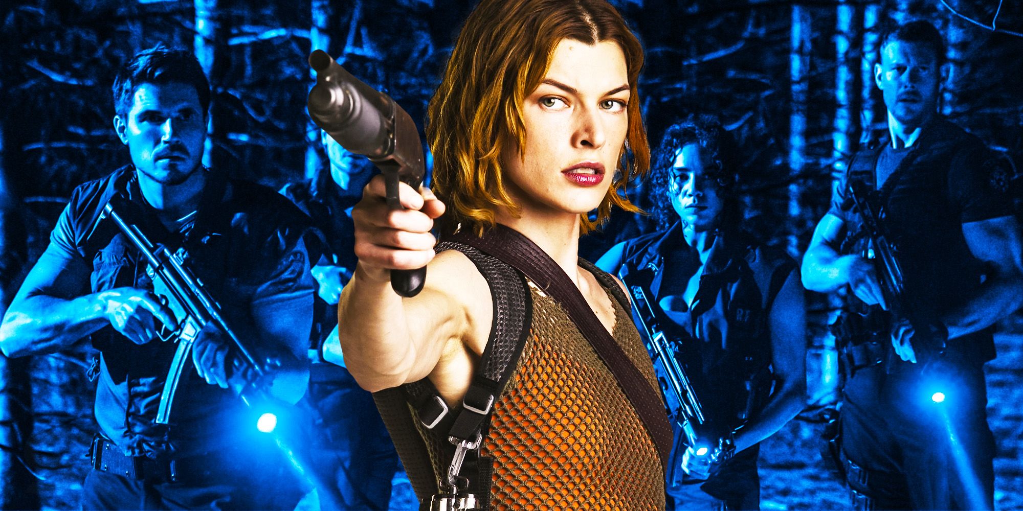 Milla Jovovich resident evil welcome to raccoon city cast