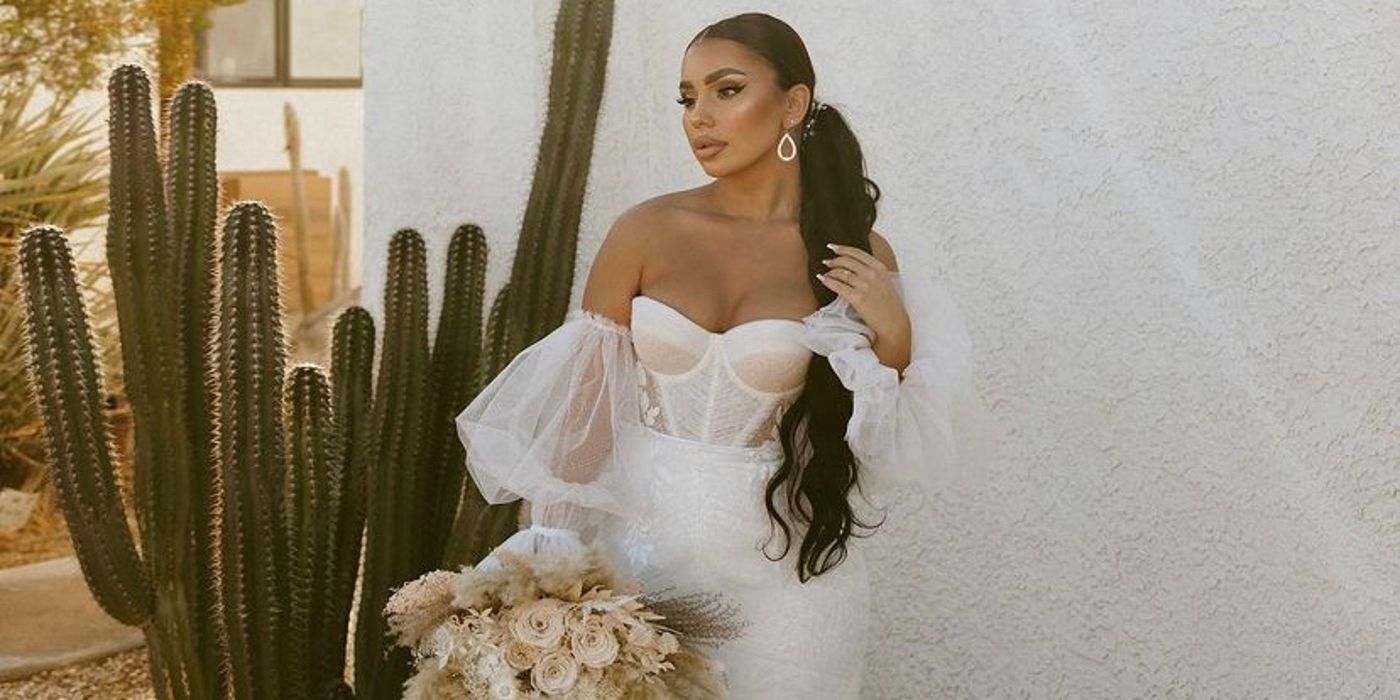 Miona Bell from 90 Day Fiancé Season 9 on her wedding day